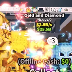 Gold and Diamond 2.8B S (JOB + 7 Traits) #B3WM8K (Секретный персонаж)