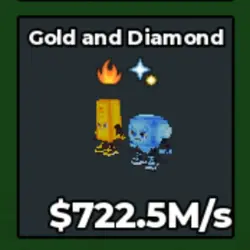GOLD AND DIAMOND 722.5 M s (Секретный персонаж)