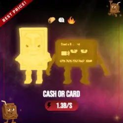 Gold Cash or Card 1.3B s (Секретный персонаж)