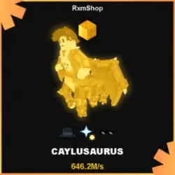Gold Caylusaurus 646.2M s (Секретный персонаж)