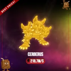 Gold Cerberus 218.7M s (Секретный персонаж)