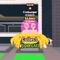 Gold Craburger 5.5 M s (1 TRAIT) (Секретный персонаж)