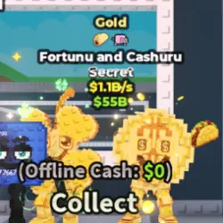 Gold Fortunu and Cashuru 1.1B S (Taco + Nyancat) #C7WH3T (Секретный персонаж)