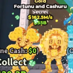 Gold Fortunu and Cashuru 162.5M s (Секретный персонаж)