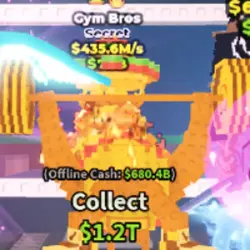 Gold Gym Bros 435.6M s (Секретный персонаж)