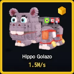 Gold Hippo Golazo 1.5M s (Секретный персонаж)