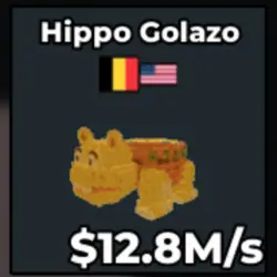 Gold Hippo Golazo 12.8 M s (Секретный персонаж)