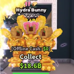 Gold Hydra Bunny 1.4B S (Bunny + Taco) #K3MP7L (Секретный персонаж)