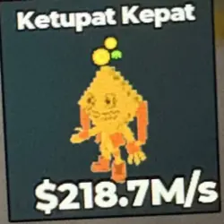 Gold Ketupat Kepat 218.7 s 1 Traits ( Coin ) (Секретный персонаж)