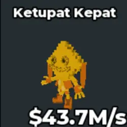 Gold Ketupat Kepat 43.7 M s (Секретный персонаж)