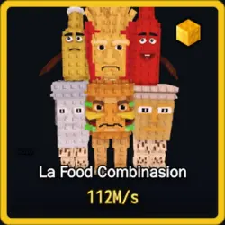 Gold La Food Combinasion 112M s (Секретный персонаж)