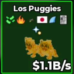 Gold Los Puggies (f02285) (Секретный персонаж)