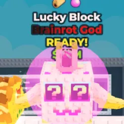 Gold Lucky Block God Trait : Taco , Bubblegum (Brainrot God персонаж)