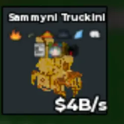 Gold sammyni truckini (Секретный персонаж)