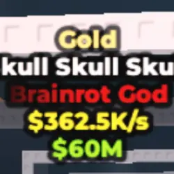 Gold Skull Skull Skull 362.5 K s (Brainrot God персонаж)
