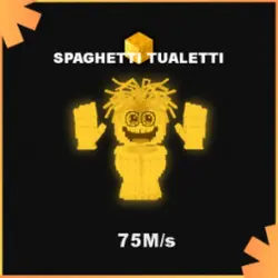 Gold Spaghetti Tualetti 75M s (Секретный персонаж)