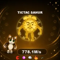 Gold Tictac Sahur 778.1M s (Секретный персонаж)