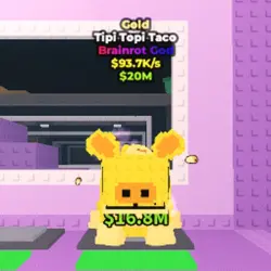 Gold Tipi Topi Taco 93.7 K s (Brainrot God персонаж)