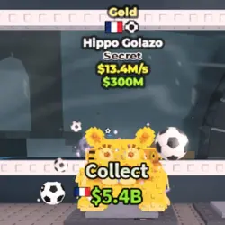 Hippo Golazo Gold 13,4M s With Traits France & Ball (Секретный персонаж)