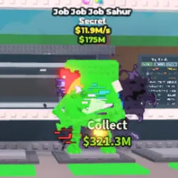 Job Job Job Sahur Rainbow 2trait 11.9M s (Секретный персонаж)