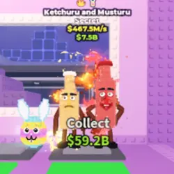 Ketchuru and Musturu 467.5 M s (2 Traits) (Blue EGG Trait) (Секретный персонаж)