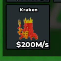 Kraken 200M S Ready Stock Instan (Секретный персонаж)