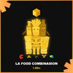 La Food Combinasion 1.8B s Gold (Секретный персонаж)