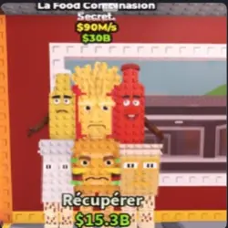 La Food Combinasion 90 M S READY STOCK (Секретный персонаж)