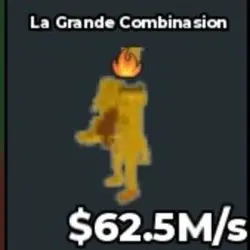 La Grande Combinasion 62.5M s ( Gold ) 1 Trait (Секретный персонаж)
