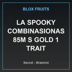 LA Spooky Combinasionas 85M S Gold 1 Trait (Секретный персонаж)