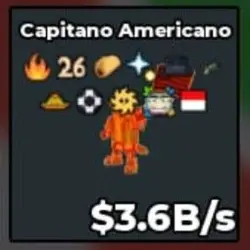 Lava Capitano Americano 3.6B s 26 Cake Trait Ahyar (Секретный персонаж)