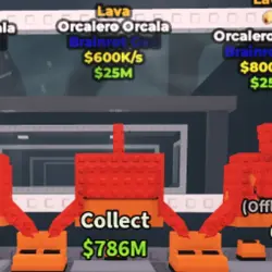 LAVA orcalero orcala $600K s RARE (Brainrot God персонаж)