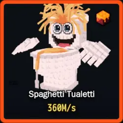 Lava Spaghetti Tualetti 360M s (Секретный персонаж)