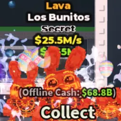 Los Bunitos Lava 25.5 M s (Секретный персонаж)