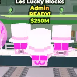 Los Lucky Block CANDY Very and 1 unit = 1 lucky (Admin персонаж)