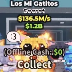 Los Mi Gatitos 136.5M s (Секретный персонаж)