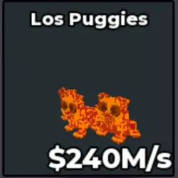 Los Puggies 240M S LAVA (Секретный персонаж)