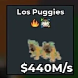 Los Puggies 440M s Clean Trait (Секретный персонаж)