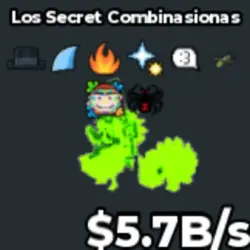 Los Secret Combinasionas Radioactive 5.7B s Clean Trait (Секретный персонаж)
