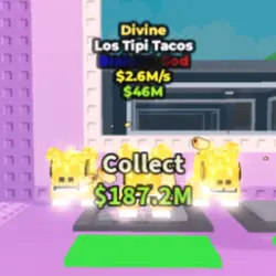 Los Tipi Tacos Divine Very RARE (Brainrot God персонаж)
