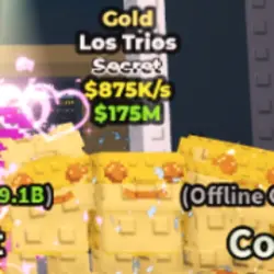 Los Trios 875K s Gold secret (Секретный персонаж)