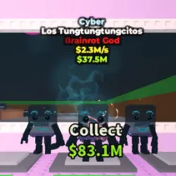 Los Tungtungtungcitos Cyber Very RARE (Brainrot God персонаж)