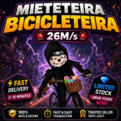 Mieteteira Bicicleteira 26M s - 15 Minutes Stock - Grab Yours NOW! (Секретный персонаж) | Steal a Br