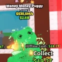 Money Money Puggy 535 led (Секретный персонаж)