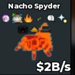 Nacho Spyder Lava 2B s with Rare and Clean Trait (Секретный персонаж)