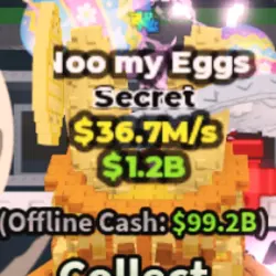 Noo my Eggs Gold 36.7 M s (Секретный персонаж)