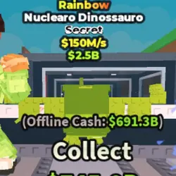 Nuclearo Dinosauro (Rainbow) (Секретный персонаж)