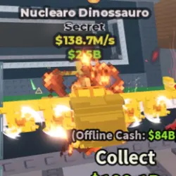 Nuclearo Dinossauro Gold 138.7M s (Секретный персонаж)