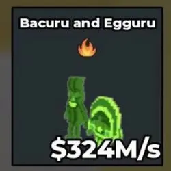 Radioactive Bacuru and Egguru 324 M s (Секретный персонаж)