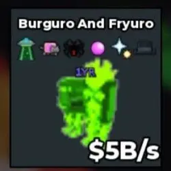 Radioactive Burguro and Fryuro 5B S with Clean Traits xln (Секретный персонаж)